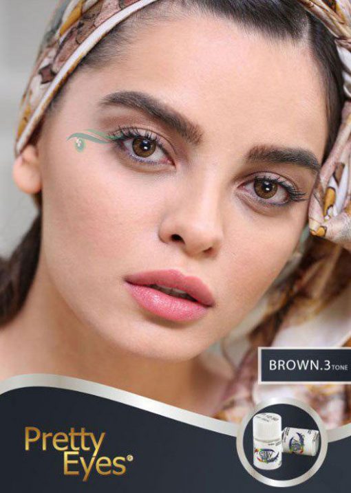 لنز قهوه ای تن 3 مارشال