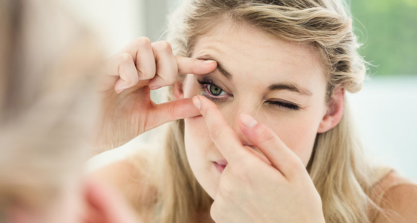 پنج نکته برای استفاده کنندگان لنزهای تماسی