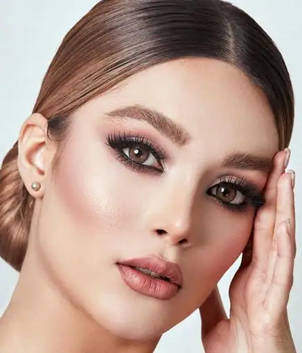 خرید لنز رنگی عسلی دهب آرگان