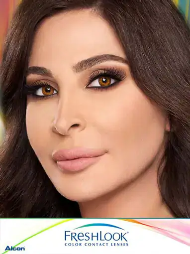 خرید لنز رنگی عسلی فرشلوک کالربلندز هانی