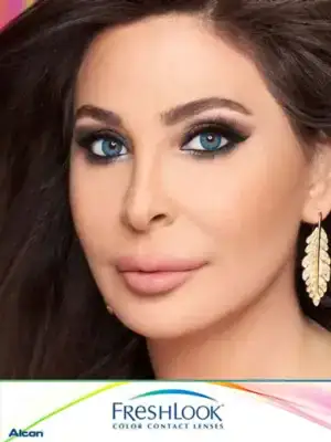 خرید لنز رنگی آبی اقیانوسی فرشلوک کالربلندز تُرکوئیز