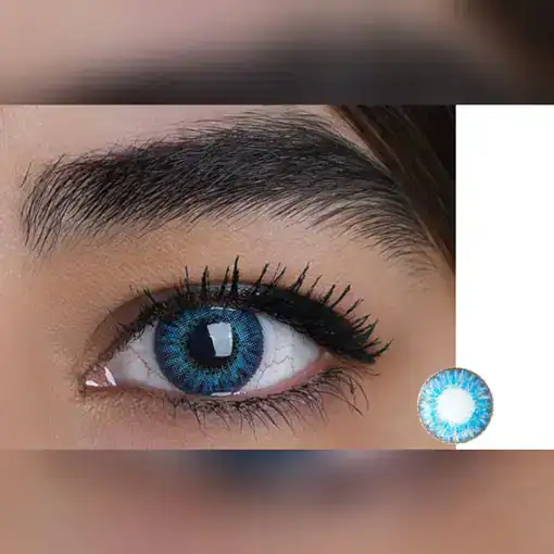 لنز رنگی آبی اقیانوسی فرشلوک کالربلندز بریلینت بلو - Image 3