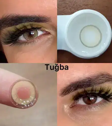 لنز رنگی سبز عسلی هیپنوس توگبا - Image 2