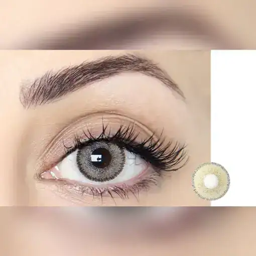 لنز رنگی سبز عسلی رینبو سول براون تن 3 - Image 2