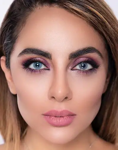 خرید لنز رنگی طوسی آبی لابلا مجیک گری