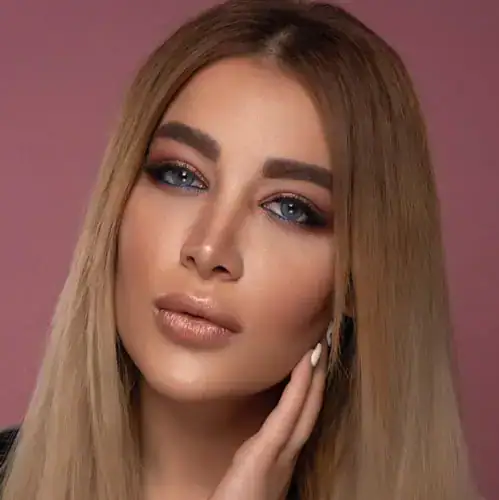 خرید لنز رنگی آبی رینبو سول بلو تن 2