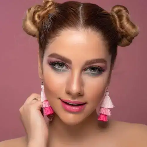 خرید لنز رنگی سبز عسلی رینبو سول گرین تن 3