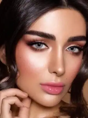 خرید لنز رنگی طوسی دهب سولیتر