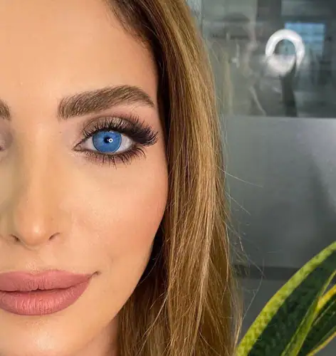 خرید لنز رنگی آبی اوربان لایر نیویورک بلو