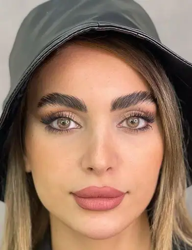 خرید لنز رنگی عسلی مینی آوا براون