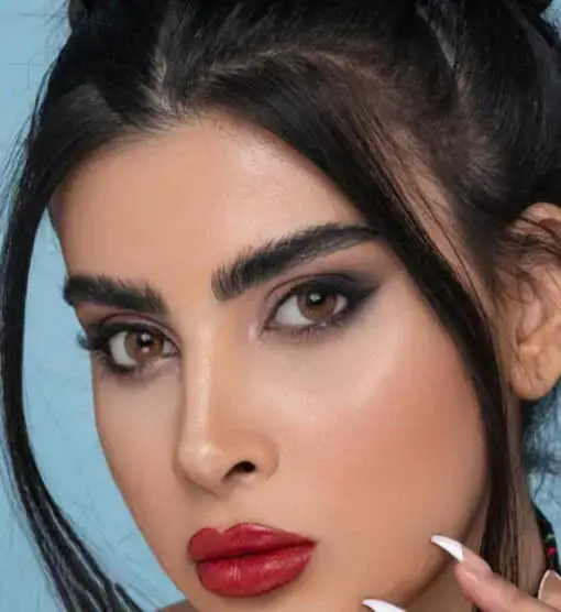 خرید لنز رنگی قهوه ای فستیوال مورنینگ براون تن 2