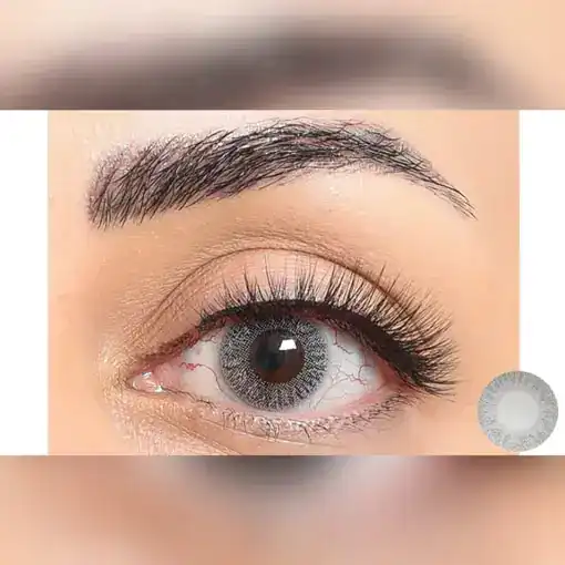 لنز رنگی طوسی فستیوال مورنینگ گری تن 1 - Image 2
