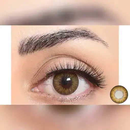 لنز طبی رنگی مورنینگ کیو آیس هازل ice hazel MORNING Q - Image 2