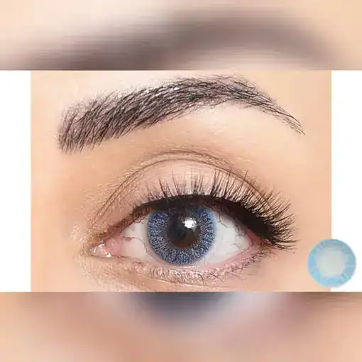 لنز رنگی آبی فستیوال مورنینگ بلو تن 1 - Image 2