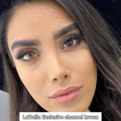 خرید لنز رنگی لابلا شنل براون