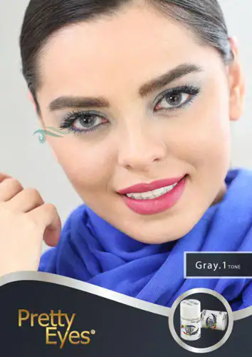 خرید لنز رنگی طوسی مارشال گری تن 1
