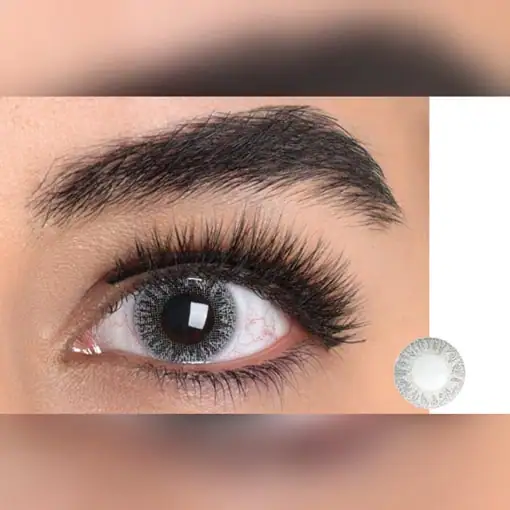 لنز رنگی طوسی عسلی مارشال گری تن 1 - Image 3