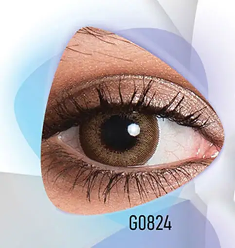 لنز رنگی عسلی کلیر ویژن G0824 - Image 2