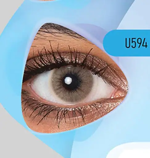لنز رنگی عسلی کلیر ویژن U594 - Image 2