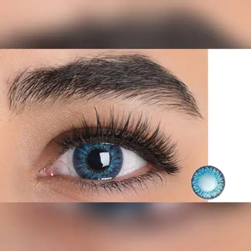 لنز رنگی آبی ایراپتیکس برلیانت بلو - Image 2