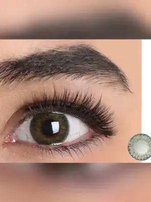 Alternative view of لنز رنگی سبز عسلی ایراپتیکس گرین