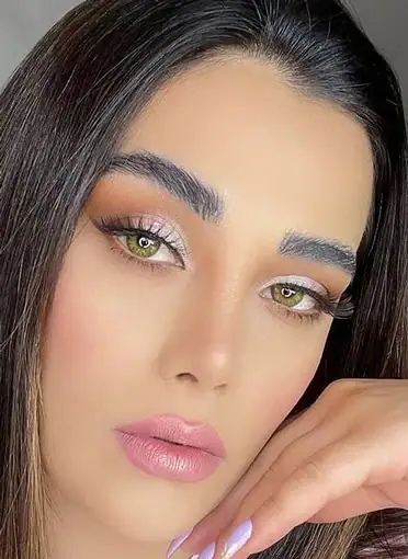 خرید لنز رنگی سبز اف ایکس ارورا گرین