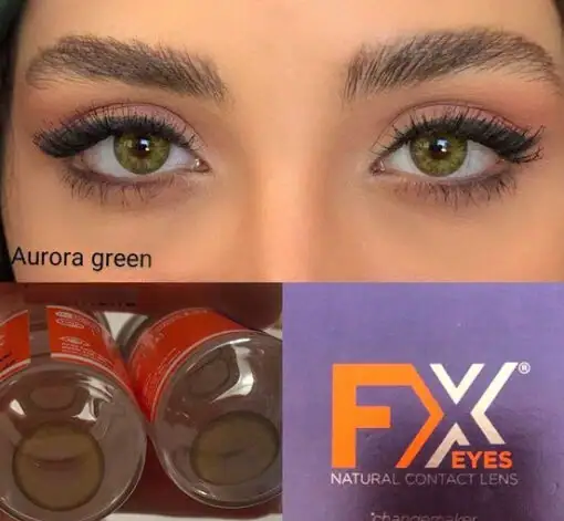 لنز رنگی سبز اف ایکس ارورا گرین - Image 2