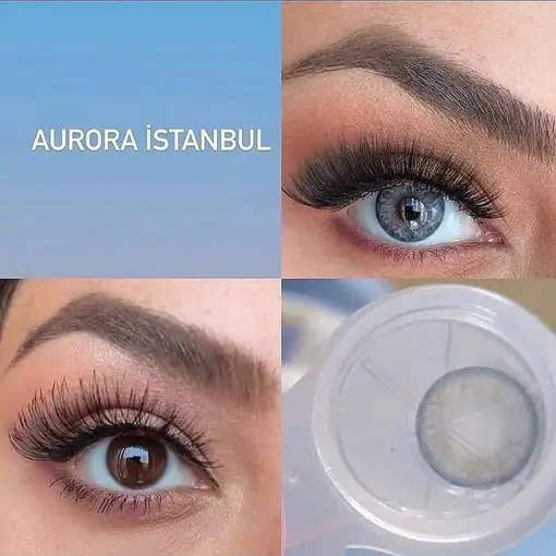 لنز رنگی آبی اف ایکس ارورا استانبول - Image 2