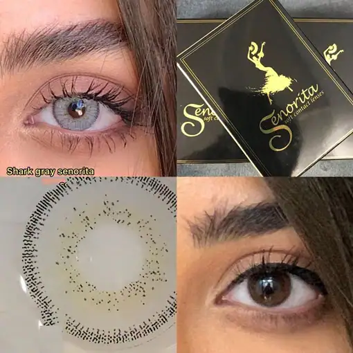 لنز رنگی طوسی سنوریتا شارک گری - Image 2