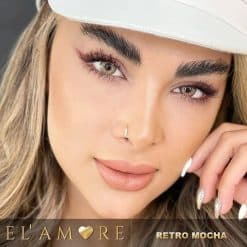 خرید لنز رنگی الامور رترو موکا