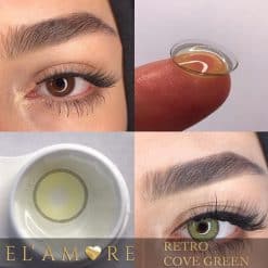 خرید لنز رنگی الامور رترو کاو گرین
