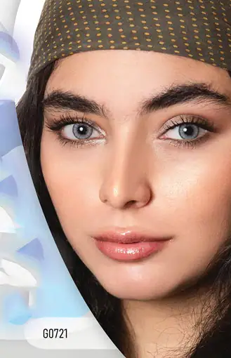 خرید لنز رنگی طوسی یخی کلیر ویژن G0721
