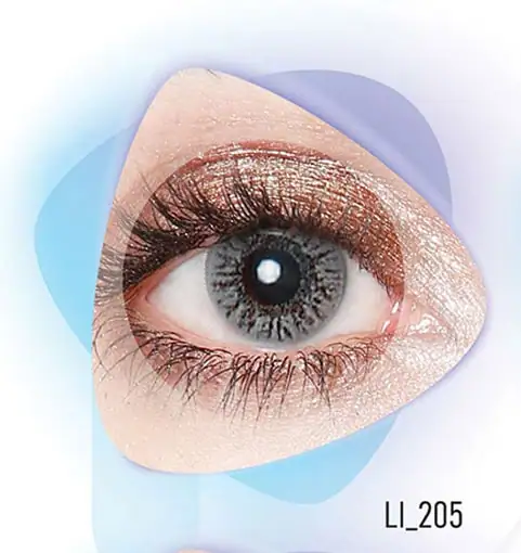 خرید لنز رنگی طوسی یخی کلیر ویژن LI205