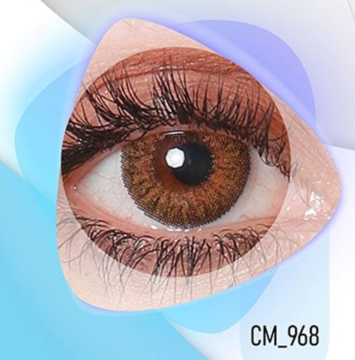 خرید لنز رنگی قهوه ای کلیر ویژن CM968