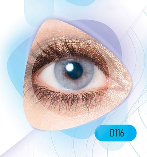 خرید لنز رنگی طوسی کلیر ویژن D116