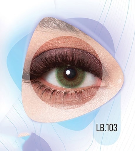 خرید لنز رنگی سبز کلیر ویژن LB103