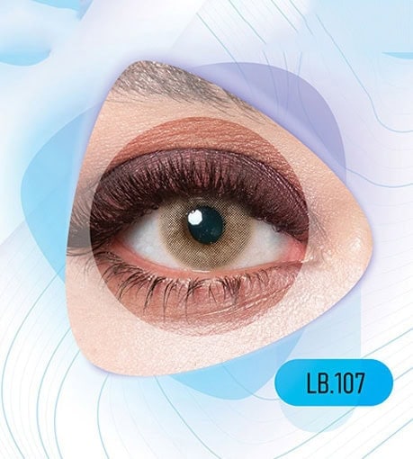 خرید لنز رنگی عسلی کلیر ویژن LB107
