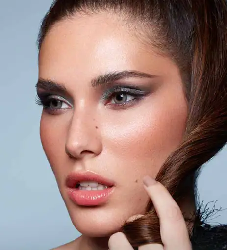 خرید لنز رنگی طوسی دهب خاکی