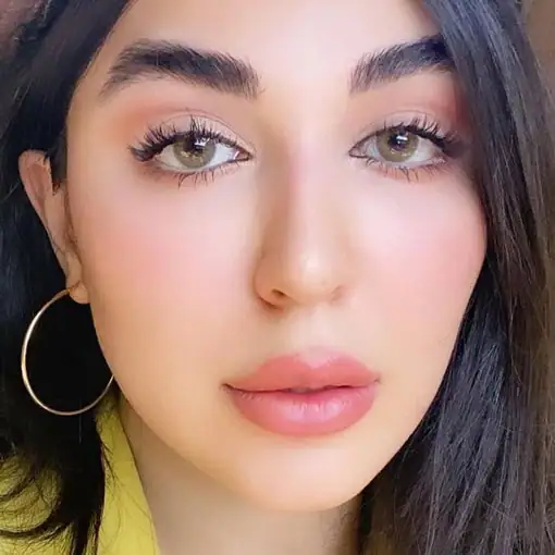 خرید لنز رنگی طوسی عسلی دهب اسموکی