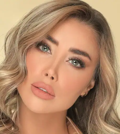 خرید لنز رنگی آبی عسلی اوربان لایر مرکوری بلو