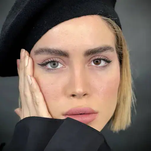 لنز رنگی طوسی رینبو فوزی گری - Image 2