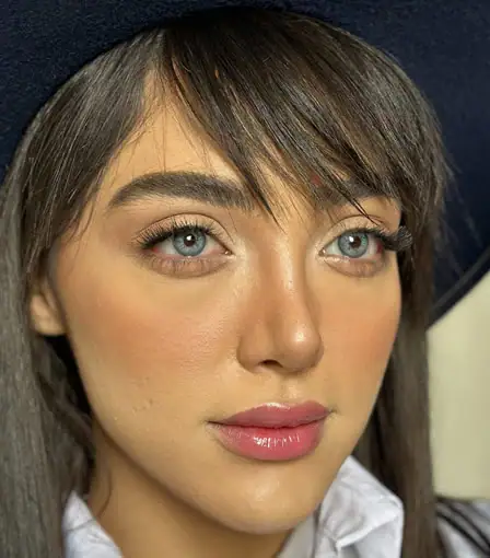 خرید لنز رنگی آبی آماندا آلموند بلو