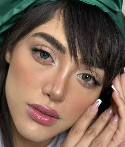 خرید لنز رنگی سبز آماندا کینگ گرین