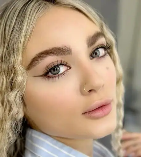 خرید لنز رنگی طوسی عسلی ایفوریا آملیا