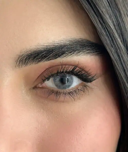 لنز رنگی طوسی آبی آیس کالر شاینی گری - Image 2