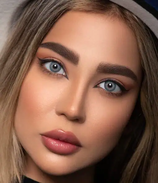 خرید لنز رنگی آبی اپتی کالر ریتا لایت بلو