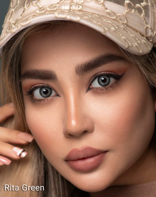 خرید لنز سالانه اپتی کالر ریتا گرین