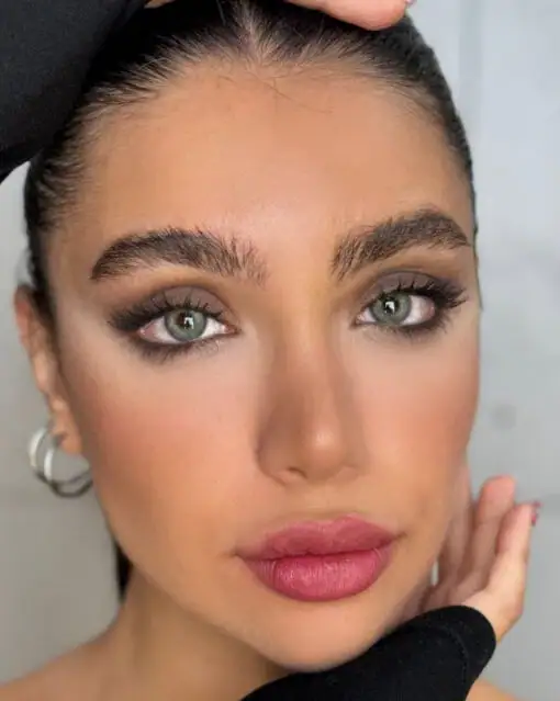 خرید لنز رنگی طوسی سبز سلنا دیم گری