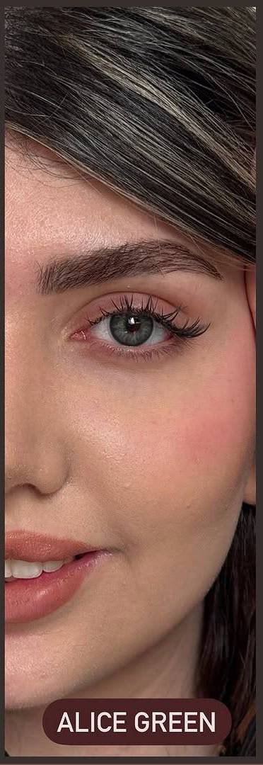 لنز رنگی سبز رز آلیس گرین - Image 4