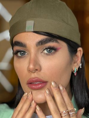 لنز رنگی آبی اقیانوسی ریبنو فوزی بلو